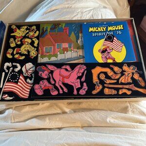 NEW Never Played With MICKEY MOUSE SPIRIT OF 76 COLORFORMS IN BOX